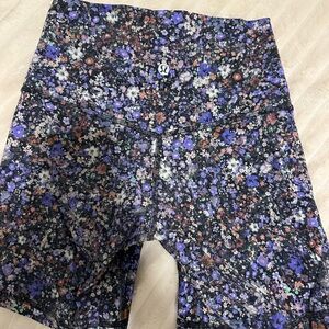 lululemon 6 inch align biker shorts